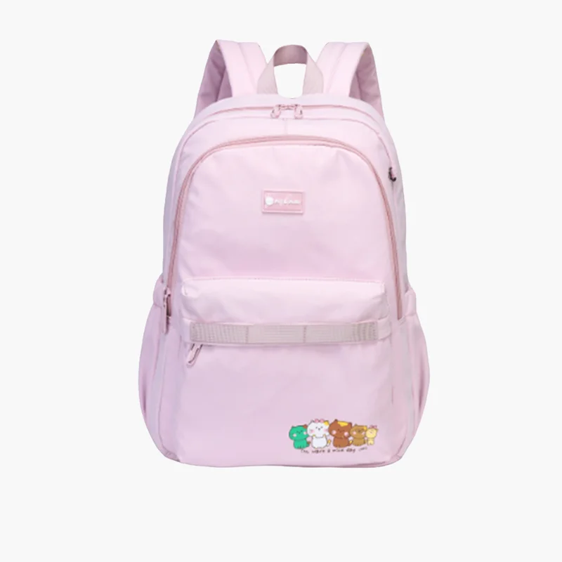 أطلس Pink Logo Applique Backpack for Kids